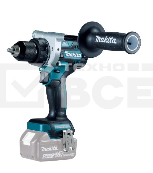 Дрель-шуруповерт аккумуляторная Makita DDF486Z, 18 В, Без АКБ, аккумуляторная