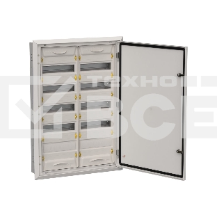 Корпус металлический IEK TITAN 5 ЩРв-120 (2х60) 880х625х130мм IP31 серый (одна дверь)