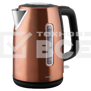 Чайник электрический Sencor SWK 7002CO 1.7 л, 2200 Вт, коричневый