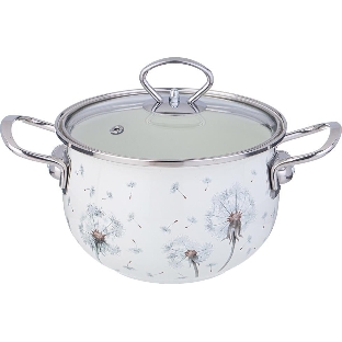 Кастрюля Agness 943-056 DANDELION со ст.крышкой 2л