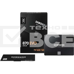 Накопитель SSD Samsung 870 EVO, 1Tb, SATA III, 2.5