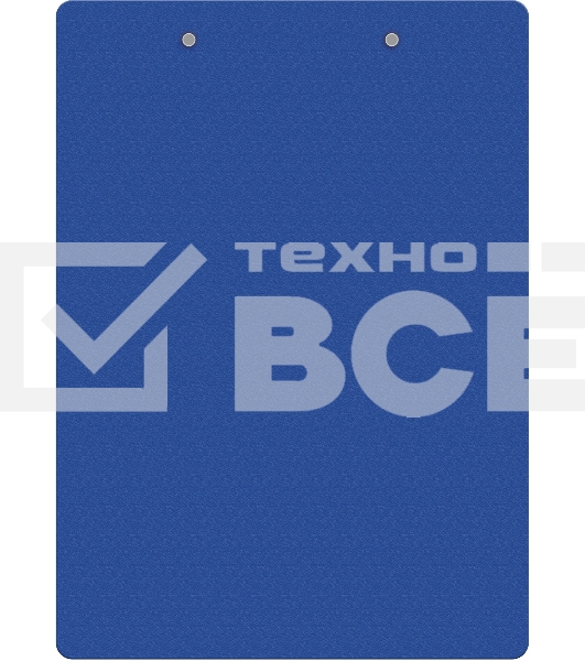 Папка-планшет Silwerhof Eco A4 пластик 1мм синий