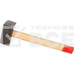 Кувалда Сибртех, 3000 г, кованая головка, деревянная рукоятка 380 мм