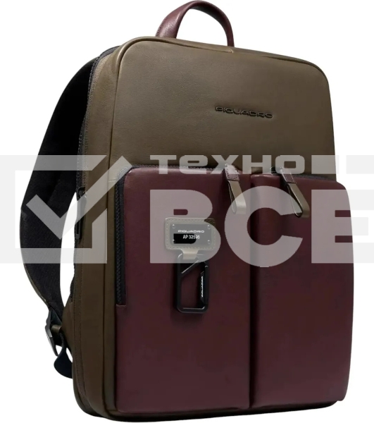 Рюкзак Piquadro Harper CA6311AP/VETM коричневый/зеленый кожа