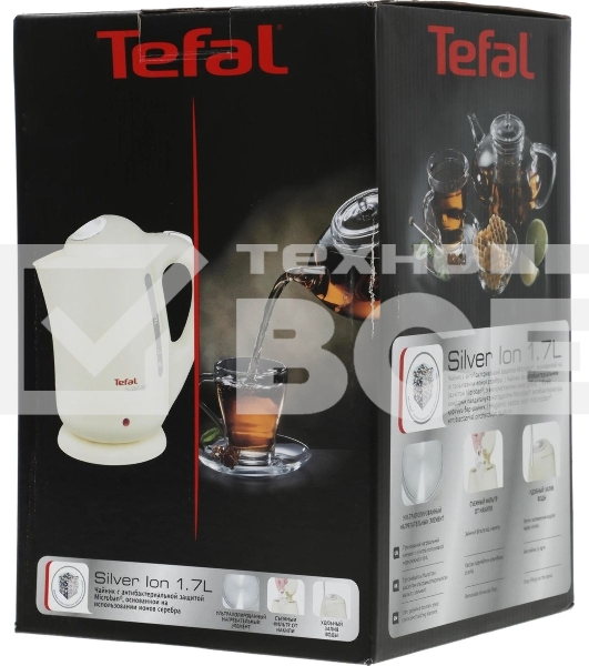 Чайник электрический Tefal BF925232 1.7л. 2400Вт песочный (корпус: пластик)