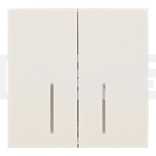 Выключатель 2-кл. с индик. LEZARD СП ZIMA IP20 10А безвинт. зажим, слон. кость 704-9088-112QC