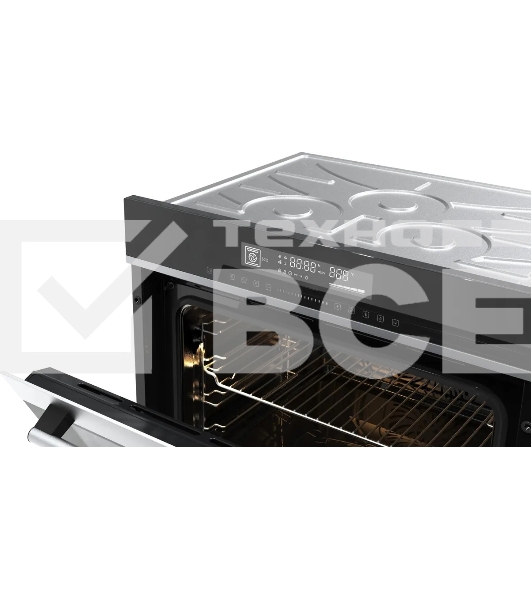 Духовой шкаф электрический Hyundai HEO 6773 IX черный/нержавеющая сталь