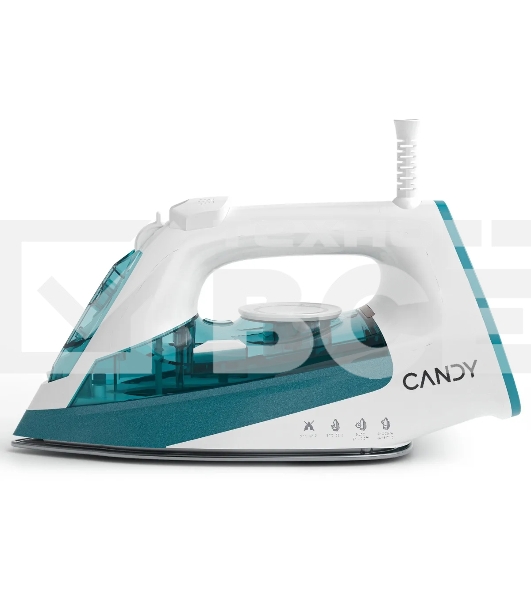Утюг Candy CI-106 белый/бирюзовый, 3200 Вт, 180 г/мин, 400 мл