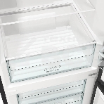 Холодильник Gorenje NRK6202EBXL4 черный матовый двухкамерный 235/96л морозилка снизу, No Frost, фото7