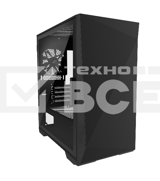 Компьютерный корпус ZALMAN Z1 ICEBERG, MicroATX, BLACK, WINDOW, 2xCOMBO (3.5