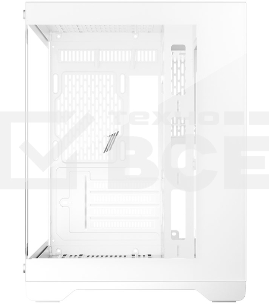 Компьютерный корпус 1STPLAYER MEGAVIEW MV6-T White / mATX / MV6-TP-WH