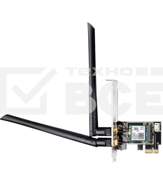 Сетевой адаптер Wi-Fi + Bluetooth Cudy WE3000 АХ5400 PCI Express (ант.внеш.съем) 2ант.