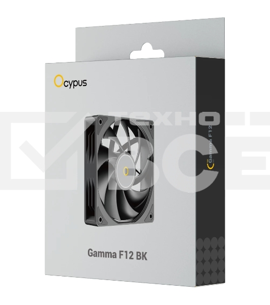 Вентилятор для корпуса Ocypus Gamma F12 BK черный 120мм 1300rpm 24.5db 3-pin