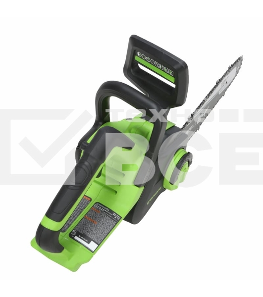 Цепная пила аккумуляторная GreenWorks GD24CS30K2, 24V, 30см, бесщеточная, c АКБ 2 Ач и ЗУ (2007007UA)