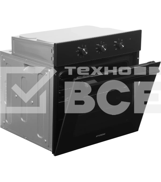 Духовой шкаф Электрический Hyundai HEO 6635 BG черный