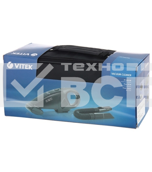 Пылесос автомобильный Vitek VT-1840 BK, 90Вт, черный