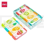 Ластик Deli 71050 108х40х12мм, ассорти, индивидуальная картонная упаковка, фото3