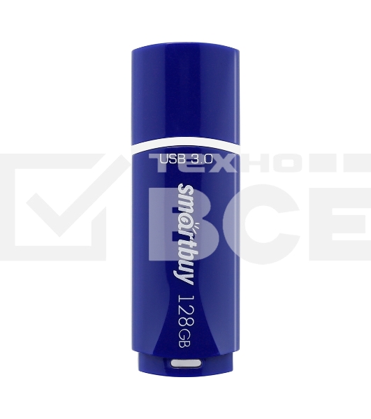 Флешка USB Smartbuy CROWN BLUE (SB128GbCRW-Bl), 128Gb, USB 3.0, R/W 75/25, синий