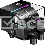 Система охлаждения PCCooler DS360 BK (310W, 360мм, LED temp., Black, ARGb Pump/Fans: 3x120мм, 86.73CFM, 28dBA, 2200RPM/Pump height 67мм, 28dBA, 3200RPM, Rad thickness 27мм/S: 1851, 1700, 1200, 20XX, 115X, AM5, AM4), фото10