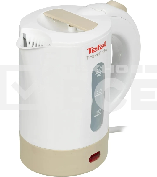 Чайник электрический Tefal KO120130 0.5л. 650Вт белый/бежевый(корпус: пластик)