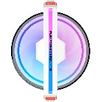 Вентилятор для корпуса ALSEYE Φ12(DM12)-W (Clear Frame), фото6