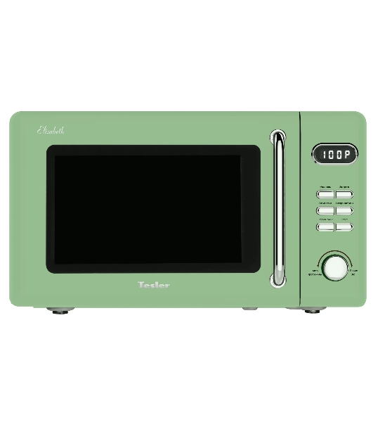 Микроволновая печь TESLER ME-2035 зеленый, 20 л, 700 Вт, переключатели - кнопки, поворотный механизм