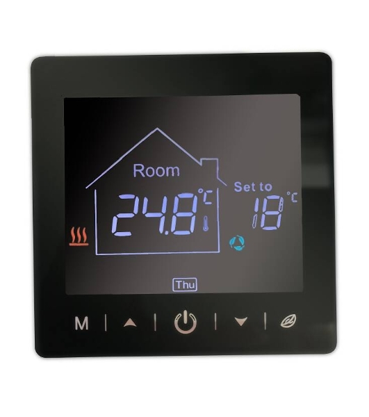 Терморегулятор 05H WI-FI программируемый черный 16А