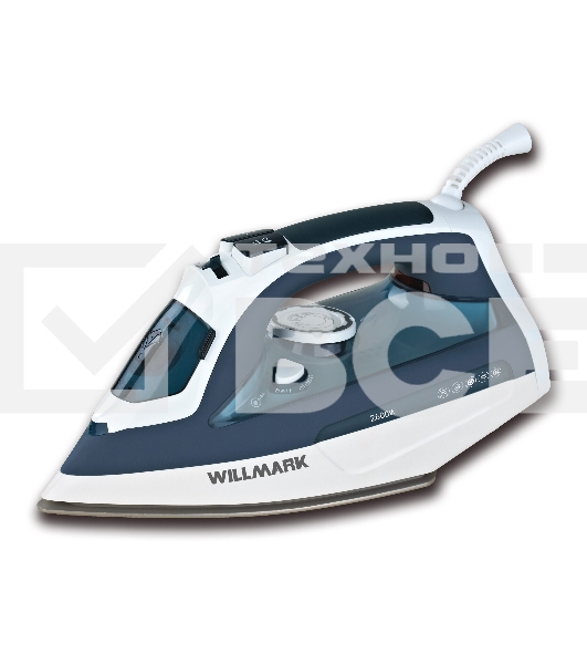 Утюг Willmark SI-2637CA (2600Вт, кер. под., 470мл, анти-накипь, анти-кап.,очист.,ав/откл., пар удар)