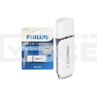 Флеш диск 32GB PHILIPS SNOW2.0 32GB, USB 2.0