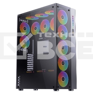 Компьютерный корпус Xigmatek Elysium II (Super EATX, Left/Right/Top Tempered Glass) EN41617
