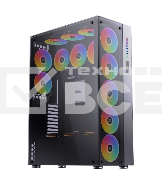 Компьютерный корпус Xigmatek Elysium II (Super EATX, Left/Right/Top Tempered Glass) EN41617