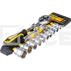 Набор головок STAYER 27750-H12  standard: 1/2 на пластиковом рельсе трещотка удлинитель 10-24мм 12ш, фото7