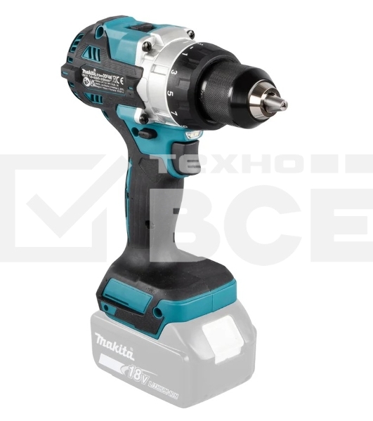 Дрель-шуруповерт аккумуляторная Makita DDF486Z, 18 В, Без АКБ, аккумуляторная