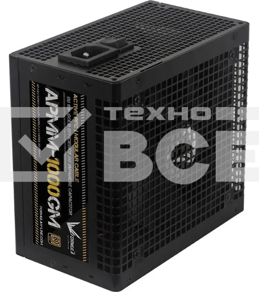 Блок питания Aerocool / Formula ATX 1000W APMM-1000GM Gen.5 80 PLUS  gold (20+4pin) APFC 120mm fan 8xSATA Cab Manag RTL