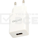 Сетевое зарядное устройство PERFEO с разъемом USB, 1А, белый (I4656), фото 1