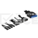 Корпус без блока питания JONSBO MOD-5, Full-Tower, TG, no fans, 2xUSB-A 3.0 + 1xUSB-C 3.2, ATX, mATX, mITX Gray, фото2