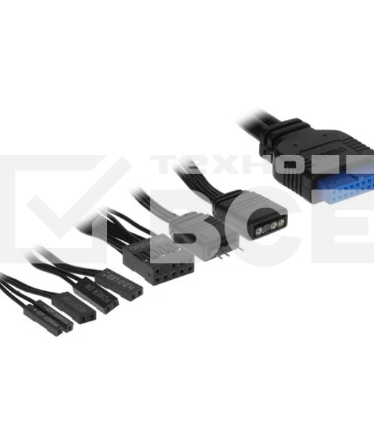 Корпус без блока питания JONSBO MOD-5, Full-Tower, TG, no fans, 2xUSB-A 3.0 + 1xUSB-C 3.2, ATX, mATX, mITX Gray