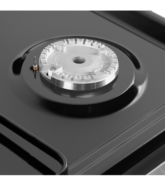 Плита газовая Maunfeld MGC50GCGR08D серый, конфорок 4 шт, духовка 59 л, 50 см x 89 см x 65 см