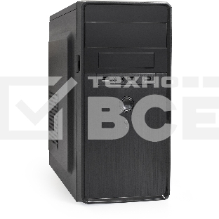 Компьютерный корпус Minitower ExeGate EX286412RUS BA-309 (mATX, без БП, 2хUSB, HD аудио, черный)