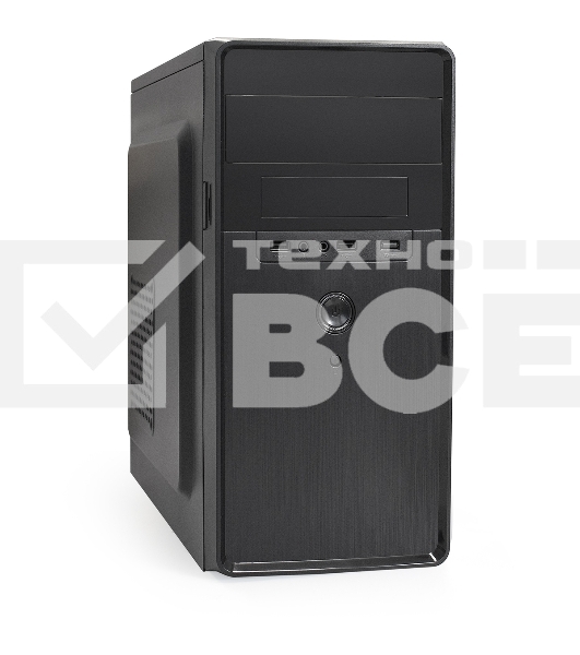 Компьютерный корпус Minitower ExeGate EX286412RUS BA-309 (mATX, без БП, 2хUSB, HD аудио, черный)