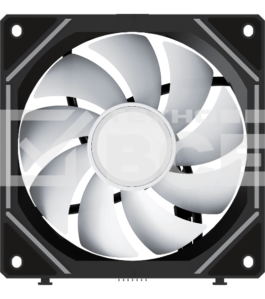 Вентилятор для корпуса Fan Ocypus Gaммa F12 UNI BK ARGb 3 IN 1 PWM черный