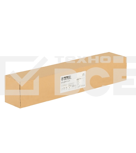 Шнек для грунта Denzel E-150, диаметр 15 0мм, длина 80 0мм, соединение 20 мм, несъемный нож