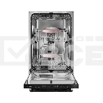 Встраиваемая посудомоечная машина Kuppersberg GHS 4520, High-Tech, 45 см, 10 комплектов, 6 программ, 3 корзины, конденсационная сушка, полная защита от протечек, индикатор отсутствия соли и ополаскивателя, отображение времени мытья, сенсорное управление, , фото 1