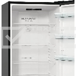 Холодильник Gorenje NRK6202EBXL4 черный матовый двухкамерный 235/96л морозилка снизу, No Frost, фото8