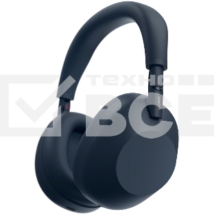 Беспроводные/проводные наушники Sony WH-1000XM6 синий, полноразмерные, Bluetooth + проводной, активное шумоподавление, до 40 ч