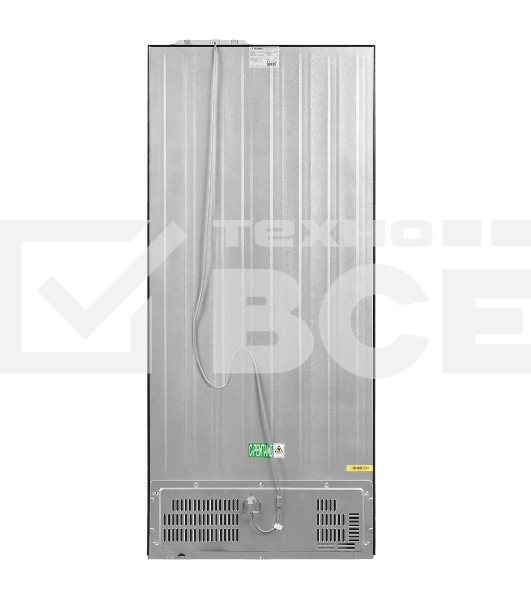 Холодильник Maunfeld MFF192NFSB01 Inverter черная сталь трехкамерный 334/184л морозилка снизу, No Frost, Side by Side