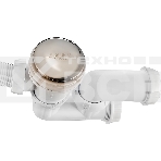 Слив-перелив для ванны WIRQUIN Quick-Clak с перископом L700мм хром, фото5