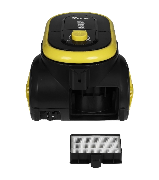 Пылесос IDEAL МП-2000 желтый/черный, 450/2200 Вт, уборка сухая, пылесборник контейнер 2 л