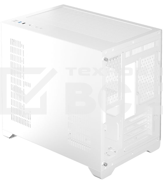 Компьютерный корпус 1STPLAYER MEGAVIEW MV6-T White / mATX / MV6-TP-WH