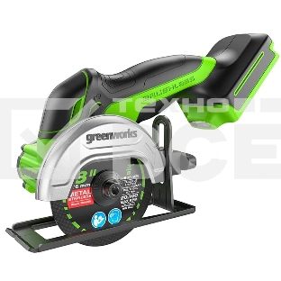Угловая шлифовальная машина GreenWorks GD24UCS, 24V, без АКБ и ЗУ, аккумуляторная (3402007)